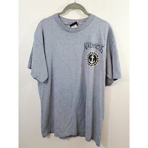 Signal Sport T-shirt Men's Blue Large Vintage Norfolk Virginia Nauticus
